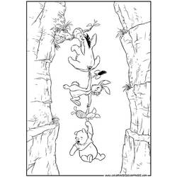 Dessin à colorier: Winnie l'Ourson (Films d'animation) #28843 - Coloriages à Imprimer Gratuits