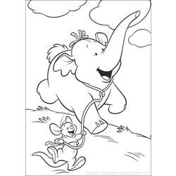 Dessin à colorier: Winnie l'Ourson (Films d'animation) #28865 - Coloriages à Imprimer Gratuits