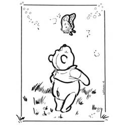 Dessin à colorier: Winnie l'Ourson (Films d'animation) #28866 - Coloriages à Imprimer Gratuits