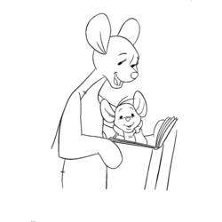 Dessin à colorier: Winnie l'Ourson (Films d'animation) #28871 - Coloriages à Imprimer Gratuits