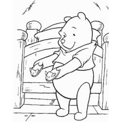 Dessin à colorier: Winnie l'Ourson (Films d'animation) #28893 - Coloriages à Imprimer Gratuits