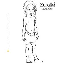 Coloriage Zarafa (Films d'Animation) #211114 à imprimer et colorier