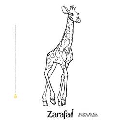 Coloriage Zarafa (Films d'Animation) #211117 à imprimer et colorier