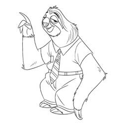 Coloriage Zootopie (Films d'Animation) #221705 à imprimer et colorier