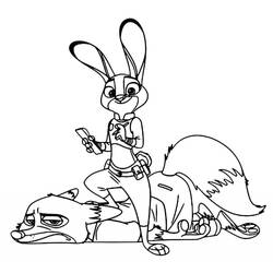 Coloriage Zootopie (Films d'Animation) #221709 à imprimer et colorier