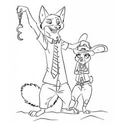 Coloriage Zootopie (Films d'Animation) #221711 à imprimer et colorier