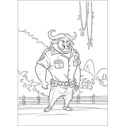 Coloriage Zootopie (Films d'Animation) #221712 à imprimer et colorier