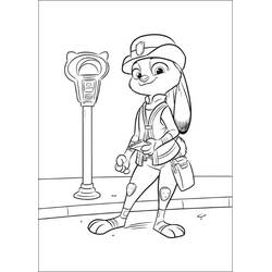 Coloriage Zootopie (Films d'Animation) #221713 à imprimer et colorier