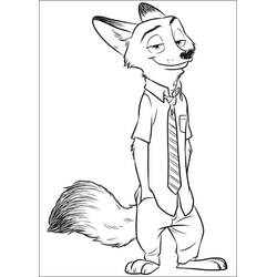 Coloriage Zootopie (Films d'Animation) #221715 à imprimer et colorier