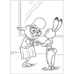 Coloriage Zootopie (Films d'Animation) #221718 à imprimer et colorier
