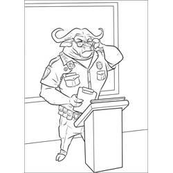 Coloriage Zootopie (Films d'Animation) #221719 à imprimer et colorier