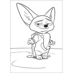 Coloriage Zootopie (Films d'Animation) #221720 à imprimer et colorier