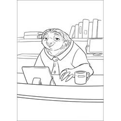 Coloriage Zootopie (Films d'Animation) #221721 à imprimer et colorier