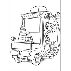 Coloriage Zootopie (Films d'Animation) #221724 à imprimer et colorier