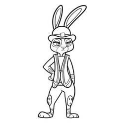 Coloriage Zootopie (Films d'Animation) #221736 à imprimer et colorier