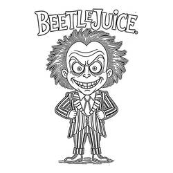 Coloriage Beetlejuice (Films et Séries TV) #222014 à imprimer et colorier