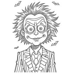 Beetlejuice - Coloriages gratuits à imprimer