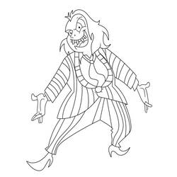 Beetlejuice - Coloriages gratuits à imprimer