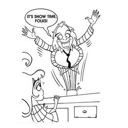 Beetlejuice - Coloriages gratuits à imprimer