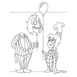 Coloriage gratuit Beetlejuice (Films et Séries TV) #222026 à colorier aux crayons