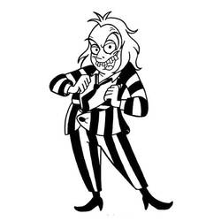 Dessin à colorier Beetlejuice (Films et Séries TV) #222038, gratuit à imprimer