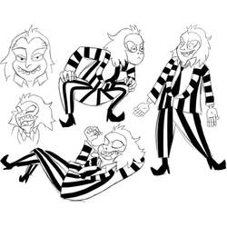 Dessin Beetlejuice (Films et Séries TV) #222039 à colorier pour petits et grands