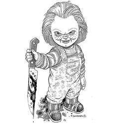 Dessins à colorier: Chucky - Coloriages à Imprimer Gratuits