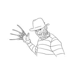 Dessins à colorier: Freddy Krueger - Coloriages à Imprimer Gratuits
