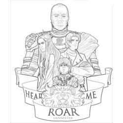 Dessin à colorier: Game of Thrones (Films et Séries TV) #151463 - Coloriages à Imprimer Gratuits