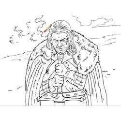 Dessin à colorier: Game of Thrones (Films et Séries TV) #151467 - Coloriages à Imprimer Gratuits