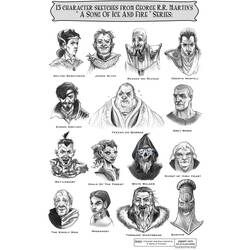 Dessin à colorier: Game of Thrones (Films et Séries TV) #151550 - Coloriages à Imprimer Gratuits