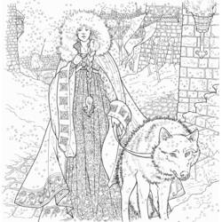 Dessin à colorier: Game of Thrones (Films et Séries TV) #151746 - Coloriages à Imprimer Gratuits