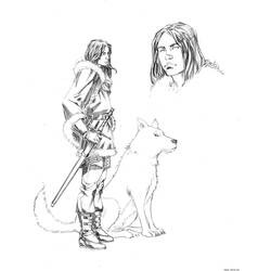 Dessin à colorier: Game of Thrones (Films et Séries TV) #151821 - Coloriages à Imprimer Gratuits