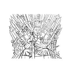 Dessin à colorier: Game of Thrones (Films et Séries TV) #151882 - Coloriages à Imprimer Gratuits