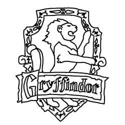 Dessin à colorier: Gryffondor (Films et Séries TV) #189826 - Coloriages à Imprimer Gratuits