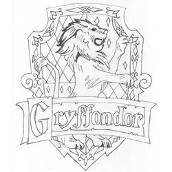 Dessin à colorier: Gryffondor (Films et Séries TV) #189827 - Coloriages à Imprimer Gratuits