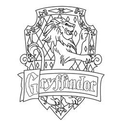 Dessins à colorier: Gryffondor - Coloriages à Imprimer Gratuits