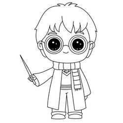 Coloriage Harry Potter (Films et Séries TV) #215274 à imprimer et colorier
