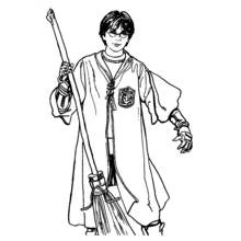 Dessin à colorier: Harry Potter (Films et Séries TV) #69506 - Coloriages à Imprimer Gratuits