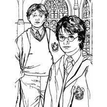 Dessin à colorier: Harry Potter (Films et Séries TV) #69897 - Coloriages à Imprimer Gratuits