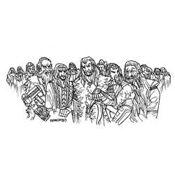 Dessin à colorier: Hobbit (Films et Séries TV) #70940 - Coloriages à Imprimer Gratuits