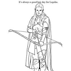 Dessin à colorier: Hobbit (Films et Séries TV) #70945 - Coloriages à Imprimer Gratuits