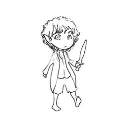 Dessin à colorier: Hobbit (Films et Séries TV) #70947 - Coloriages à Imprimer Gratuits