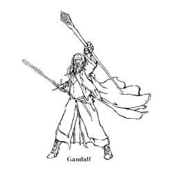 Dessin à colorier: Hobbit (Films et Séries TV) #70948 - Coloriages à Imprimer Gratuits