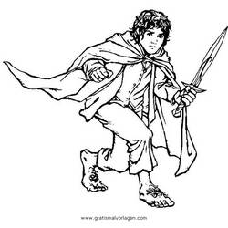 Dessin à colorier: Hobbit (Films et Séries TV) #70955 - Coloriages à Imprimer Gratuits