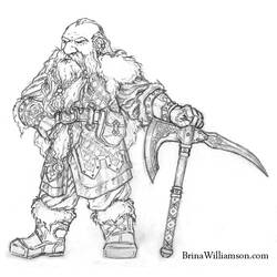Dessin à colorier: Hobbit (Films et Séries TV) #70956 - Coloriages à Imprimer Gratuits