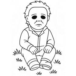 Coloriage imprimable Michael Myers (Films et Séries TV) #222113 à colorier gratuitement
