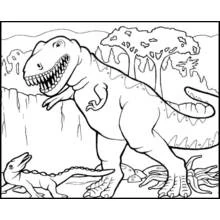 Dessin à colorier: Parc Jurassique (Films et Séries TV) #15920 - Coloriages à Imprimer Gratuits