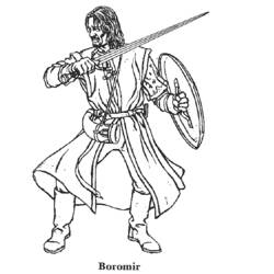 Dessin à colorier: Seigneur des Anneaux (Films et Séries TV) #69998 - Coloriages à Imprimer Gratuits