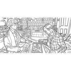 Dessin à colorier: Sherlock (Films et Séries TV) #153359 - Coloriages à Imprimer Gratuits